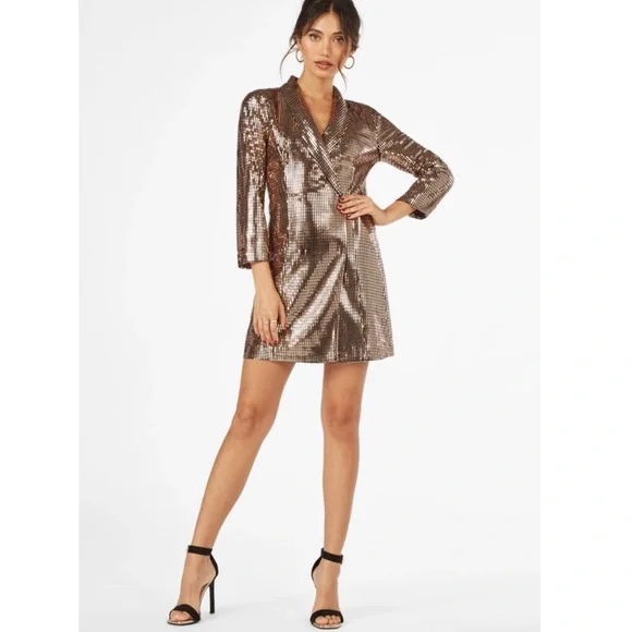idem ditto | Dresses | Idem Ditto Sequin Blazer Dress | Poshmark